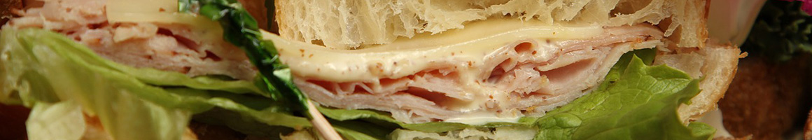 Eating Sandwich Cafe at Anna D's Café restaurant in Portsmouth, RI.